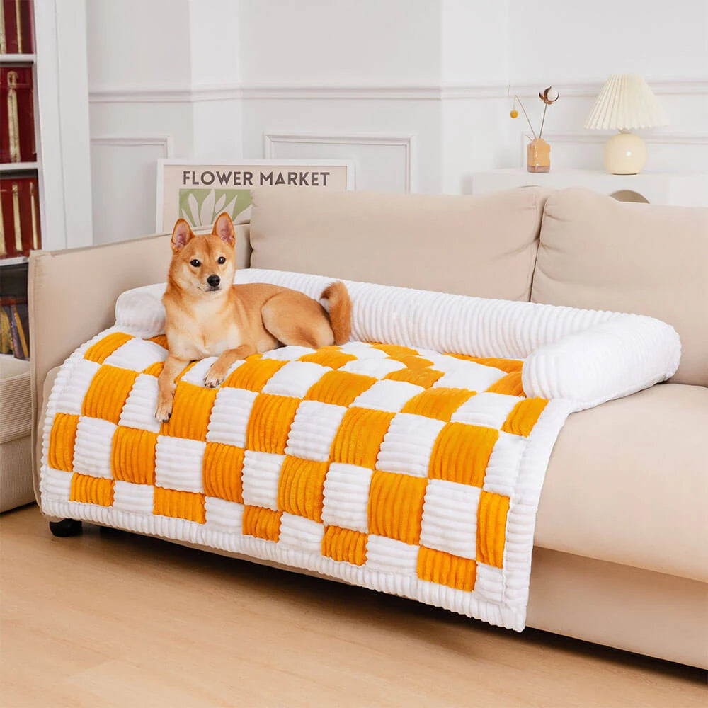 Maison Canin : Le Sur-Sofa Damier