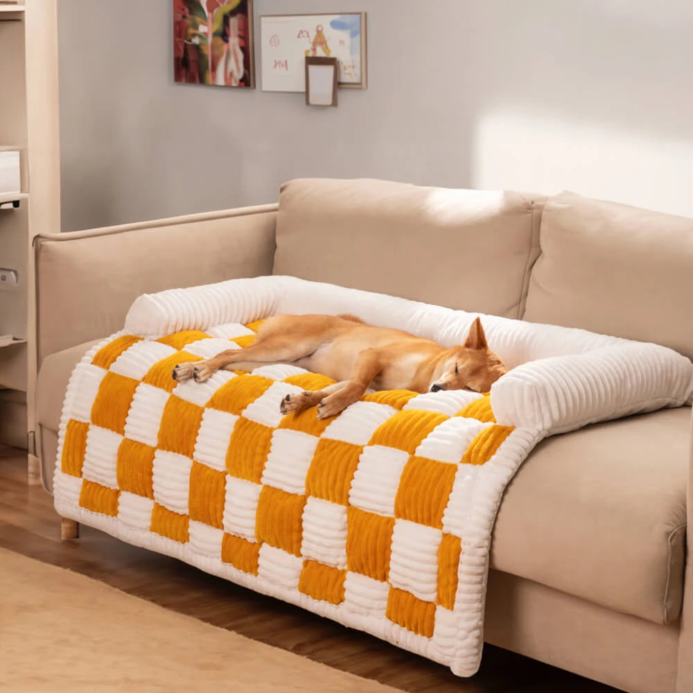 Maison Canin : Le Sur-Sofa Damier