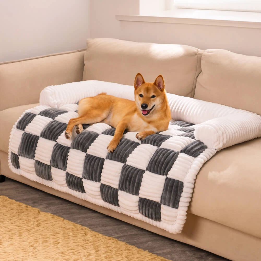 Maison Canin : Le Sur-Sofa Damier