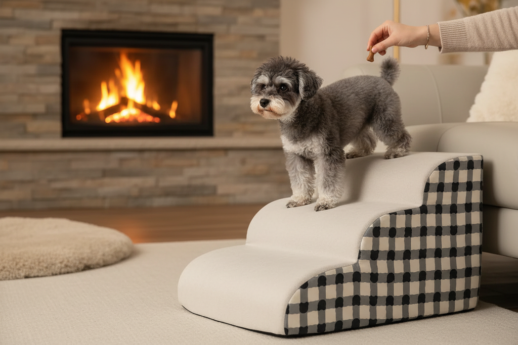 Escalier - Schnauzer Cheminée