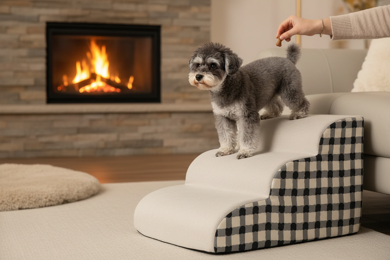 Escalier - Schnauzer Cheminée