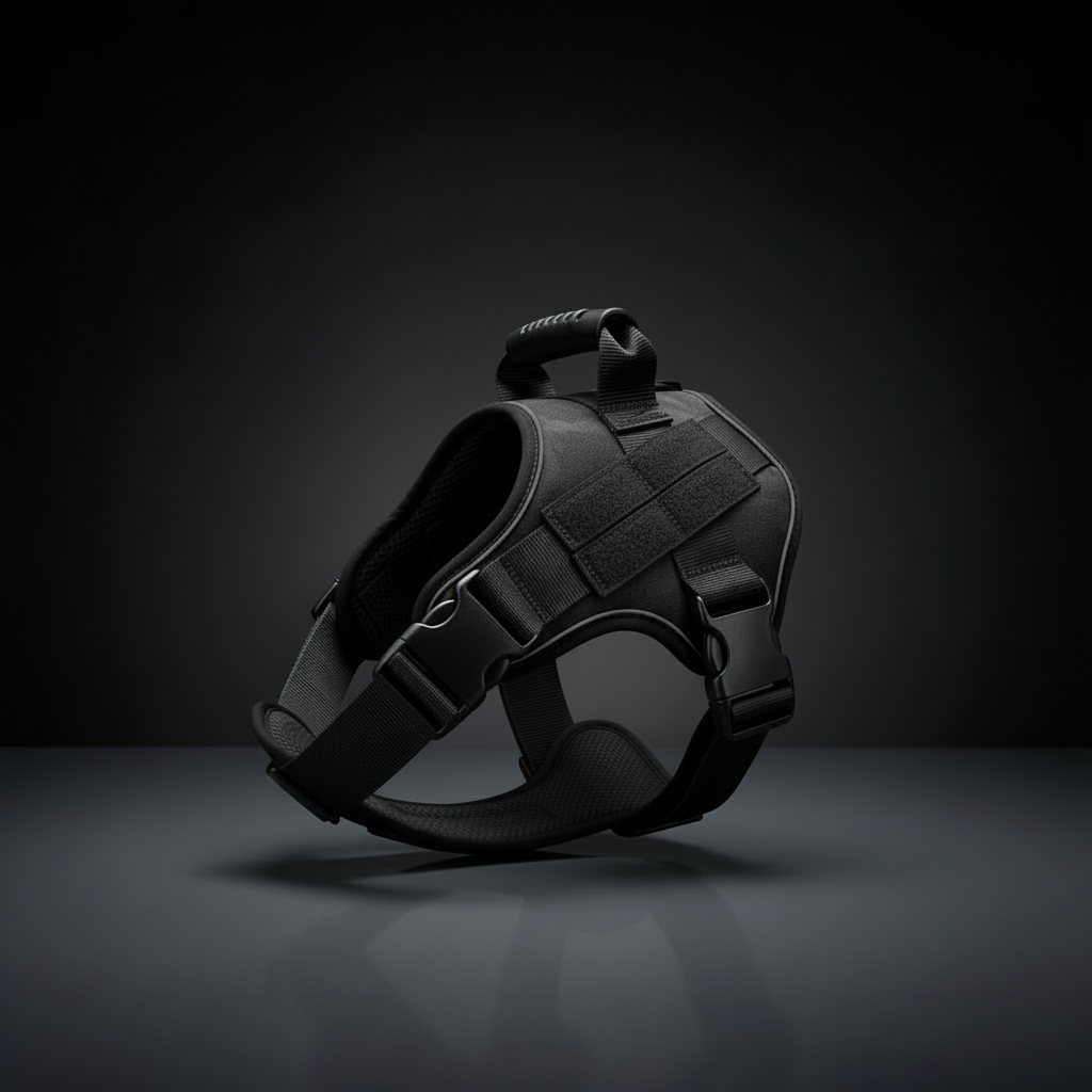 Harnais noir sans camouflage