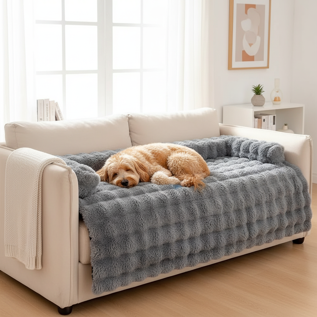 Sofa Cocon - Chien heureux, scandinave